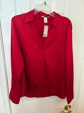 H&M brand XL dressy satin silky tops